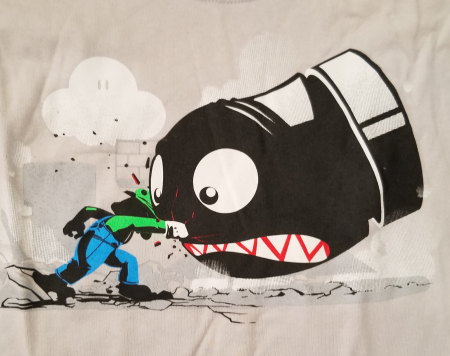 (image for) Luigi Bullet T-Shirt - Click Image to Close