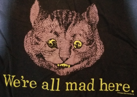 (image for) We're all mad here [Cheshire Cat] T-shirt