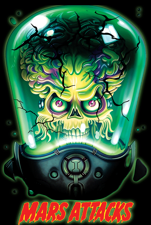 (image for) Mars Attacks Poster T-Shirt