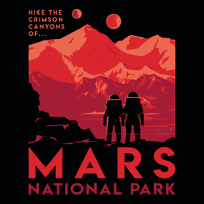 (image for) Mars National Park T-Shirt - Click Image to Close