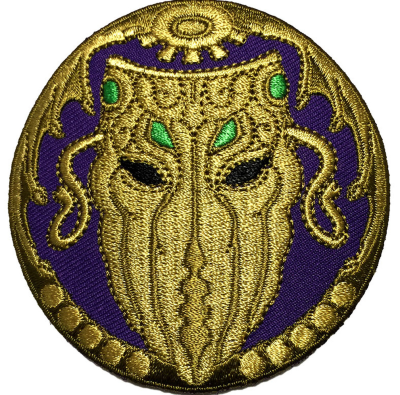 (image for) Mask of Cthulhu Embroidered Patch - Click Image to Close