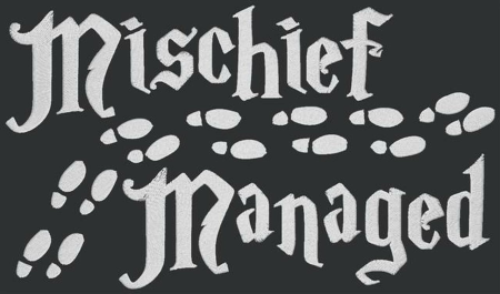 (image for) Mischief Managed Messenger Bag