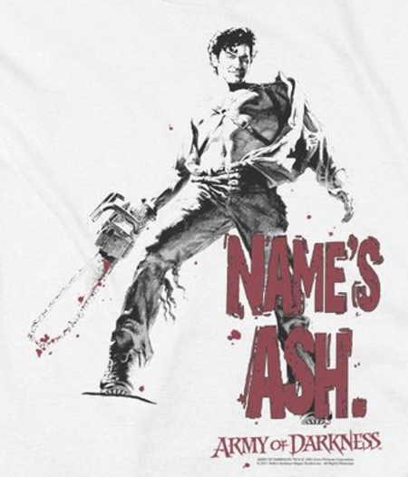 (image for) Name's Ash Army of Darkness T-Shirt - Click Image to Close
