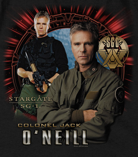 (image for) Col. Jack O'Neill SG1 T-Shirt - Click Image to Close