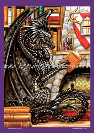 (image for) Library Dragon Shirt - Click Image to Close