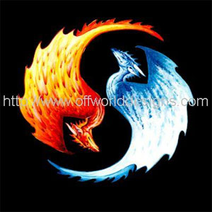 (image for) Yin Yang Dragons Shirt - Click Image to Close
