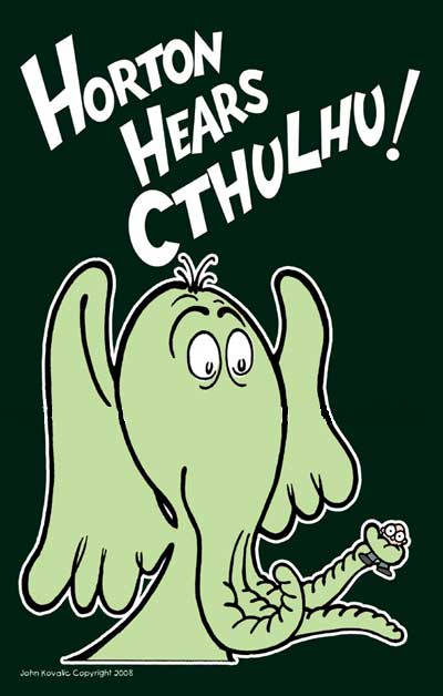 (image for) Horton Hears Cthulhu Shirt - Click Image to Close