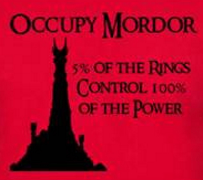 (image for) Occupy Mordor T-Shirt - Click Image to Close