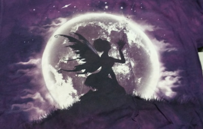 (image for) Purple Fairy Moon T-Shirt - Click Image to Close