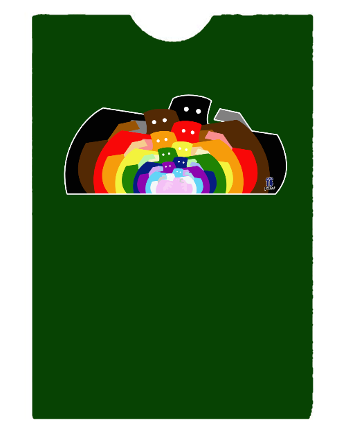 (image for) Paizo Rainbow Golem T-Shirt - Click Image to Close