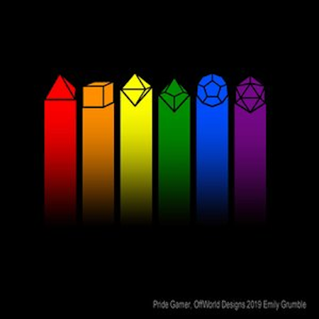 (image for) Rainbow Dice T-Shirt