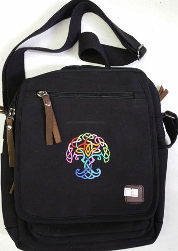 (image for) Celtic Rainbow Tree Square Bag