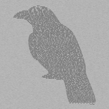 (image for) The Raven (Poem) T-Shirt - Click Image to Close