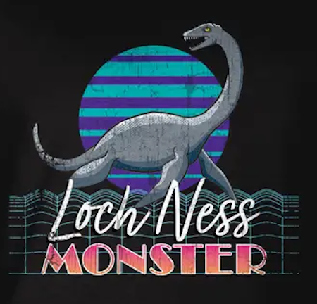 (image for) Retro Loch Ness Monster T-Shirt - Click Image to Close