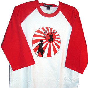 (image for) Pirates VS Ninjas Rising Sun T Shirt - Click Image to Close