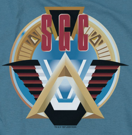 (image for) Stargate Command Logo SG1 T-Shirt - Click Image to Close