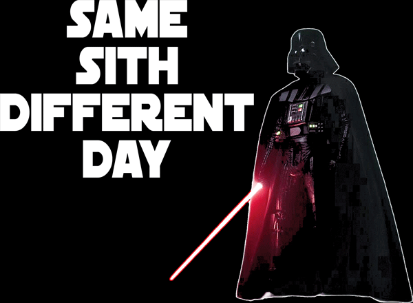 (image for) Same Sith, Different Day T-Shirt
