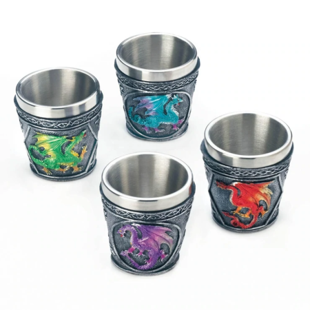 (image for) Mythical Dragons Shot Glass Set - Click Image to Close