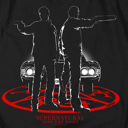 (image for) Supernatural Silhouettes T-Shirt - Click Image to Close