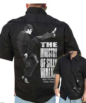 (image for) Monty Python Ministry of Silly Walks WorkShirt - Click Image to Close