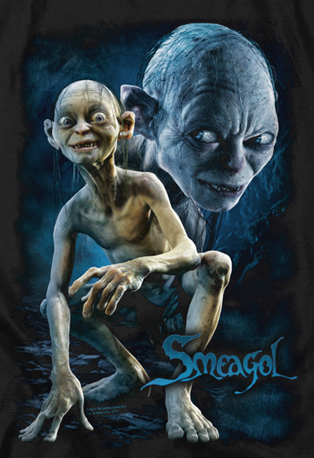 (image for) Smeagol LOTR T-Shirt - Click Image to Close