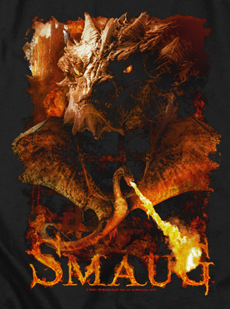 (image for) Smolder Smaug Hobbit T-Shirt - Click Image to Close