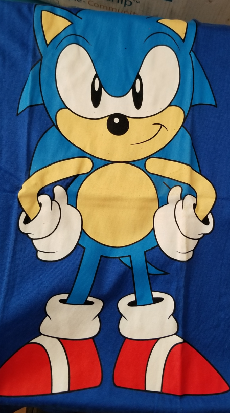 (image for) Sonic the Hedgehog Full Body T-Shirt - Click Image to Close