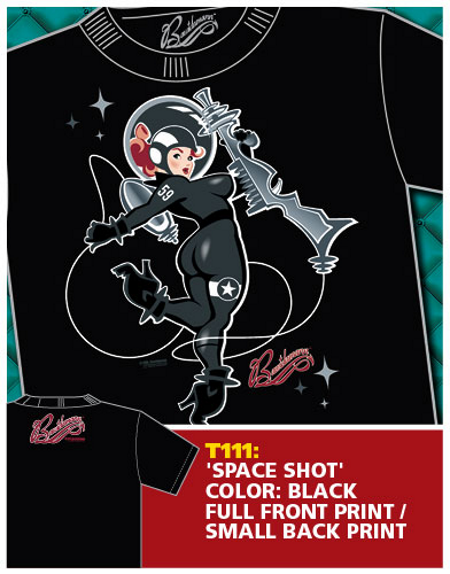 (image for) Space Shot Bawidimann T-Shirt - Click Image to Close