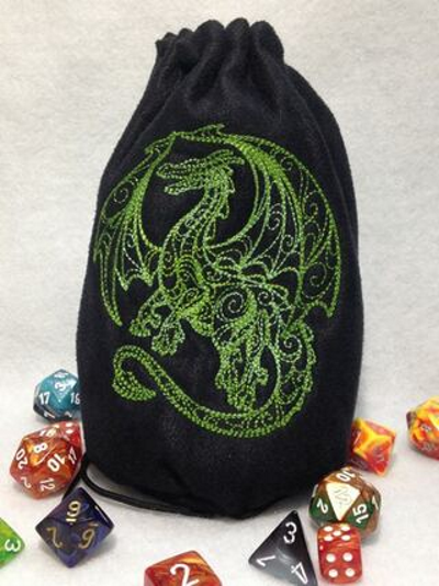 (image for) Swirl Dragon Dice Bag