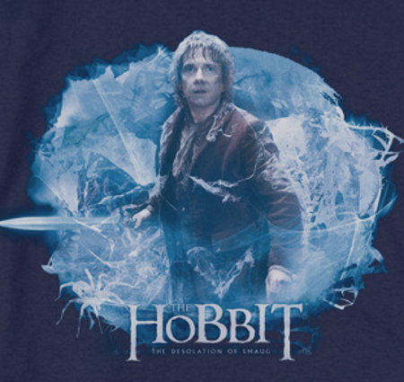 (image for) Tangled Web Bilbo Hobbit T-Shirt - Click Image to Close