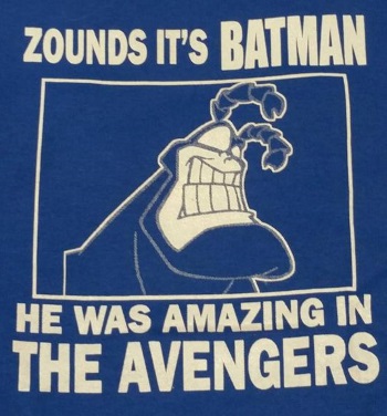 (image for) Zounds It's Batman (Tick) T-Shirt - Click Image to Close