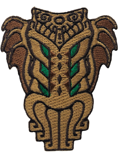 (image for) Tiki CthulhuEmbroidered Patch - Click Image to Close