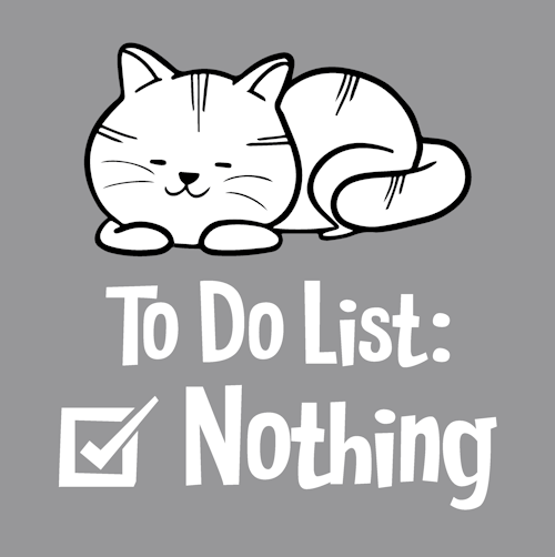 (image for) Feline To Do List T-Shirt