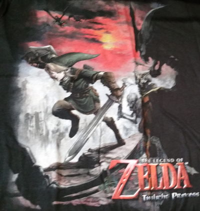 (image for) Zelda Twilight Princess Colot T-Shirt - Click Image to Close