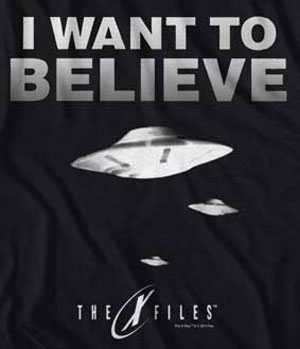 (image for) I Want to Believe X-Files T-Shirt