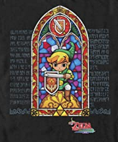 (image for) Zelda Stained Glass T-Shirt - Click Image to Close