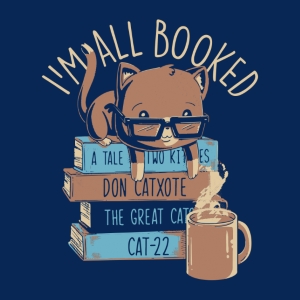 (image for) I'm All Booked T-Shirt - Click Image to Close