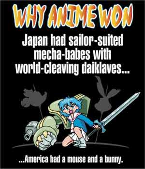 (image for) Why Anime Won Shirt - Click Image to Close
