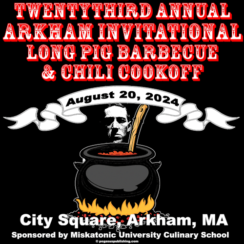 (image for) 24th Annual Arkham Invitational Long Pig Barbecue & Chili Cookoff T-Shirt