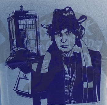 (image for) 4th Doctor Tom Baker Doctor Who T-Shirt - Click Image to Close