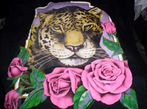 (image for) Brazos Leopard & Rose Shirt - Click Image to Close