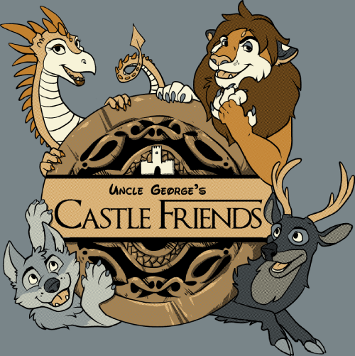 (image for) Uncle George's Castle Friends T-Shirt - Click Image to Close
