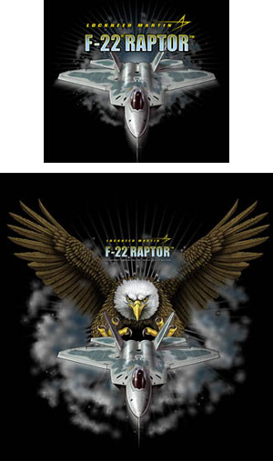 (image for) F22-Raptor Attack Shirt - Click Image to Close