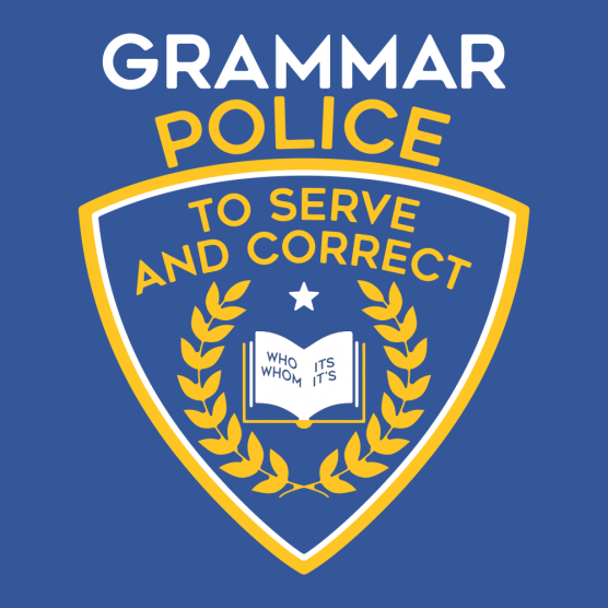 (image for) Grammer Police T-Shirt - Click Image to Close