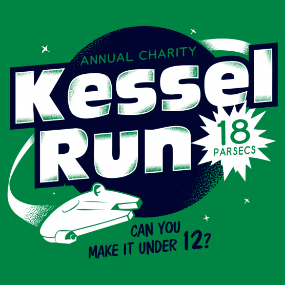 (image for) Kessel Run T-shirt - Click Image to Close