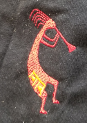 (image for) Embroidered Kokopelli Polo Shirt - Click Image to Close