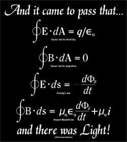 (image for) Maxwell's Equations Shirt - Click Image to Close