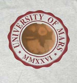 (image for) University of Mars Shirt - Click Image to Close